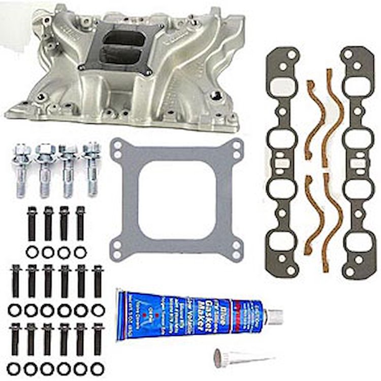 Action +Plus Intake Manifold Kit Ford 351M-400 2V Heads