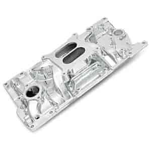 Street Warrior Aluminum Intake Manifold Small Block Chevy 262-400 with Vortec L31 Heads