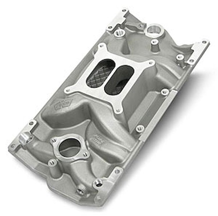 Street Warrior Aluminum Intake Manifold Kit Small Block Chevy 262-400 with Vortec L31 Heads