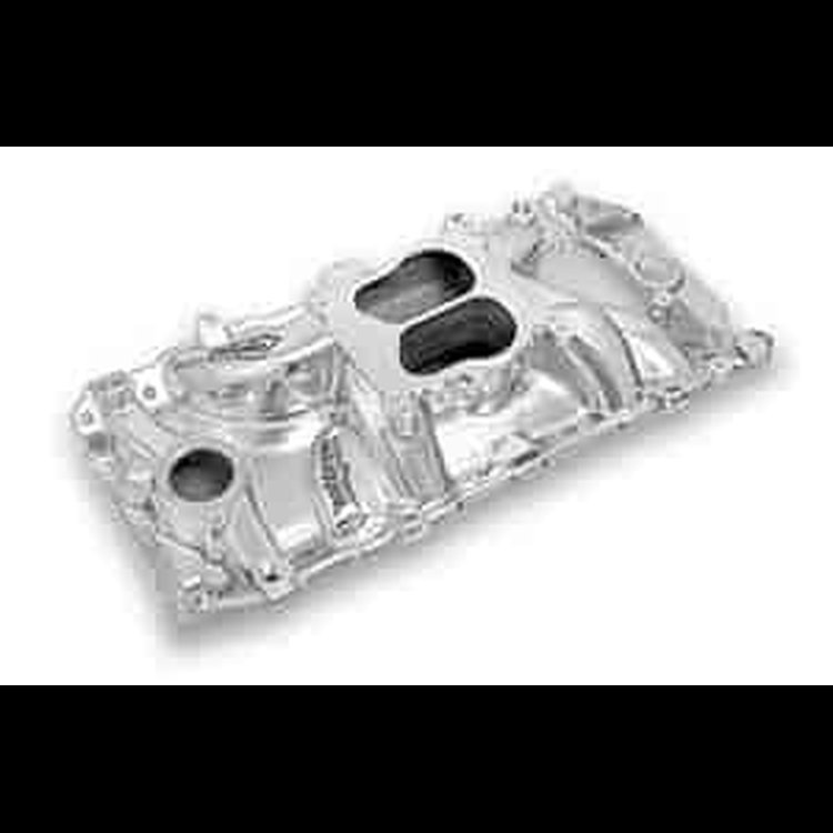 Street Warrior Aluminum Intake Manifold Big Block Chevy 396-427 with Peanut Port Heads