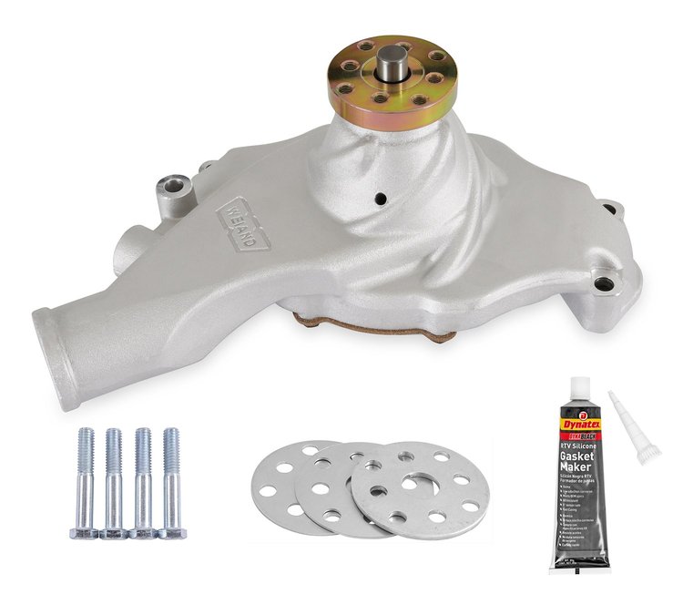 9212K Action +Plus Aluminum Water Pump Kit for Big Block Chevy, Short [Satin Finish]