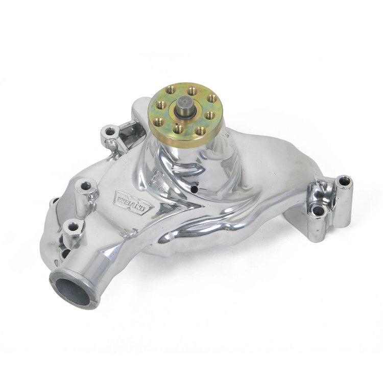 9242P Action +Plus Aluminum Water Pump for Big Block Chevy, Long [Polished Finish]