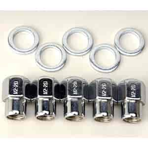 Chrome Mag Shank Lug Nuts 12mm x 1.50 Closed End