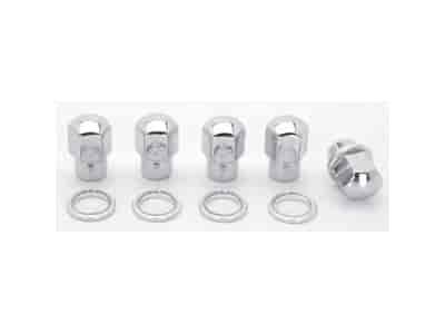 Chrome Mag Shank Lug Nuts 1/2" x 20 RH Closed End