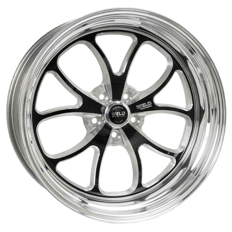 15X10.33 S76 Blk Ctr 5X4.75 4.5 -30mm O/S Med SBL-Ultra Lite-Polished-Mickey Thompson