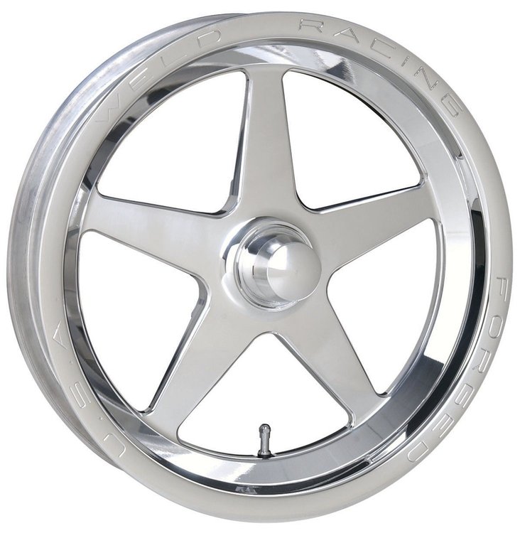 Aluma Star 2.0 1-Piece Anglia Spindle Mount Front Drag Wheel