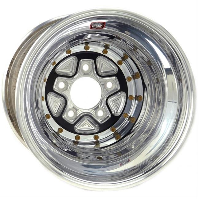 16X15 A STAR PRO BLK CTR 5X4.75 5BS POL U-LITE DBL