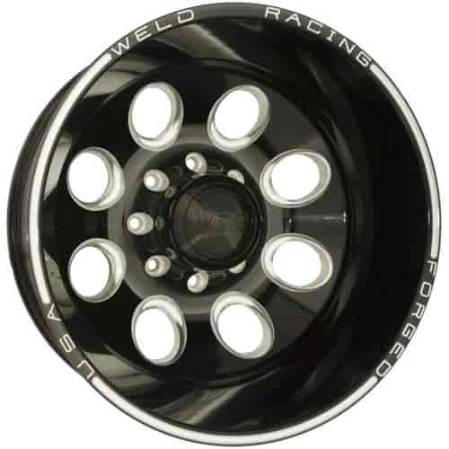 D50-Series Dually Black Wheel Size: 19.5" x 6.75"
