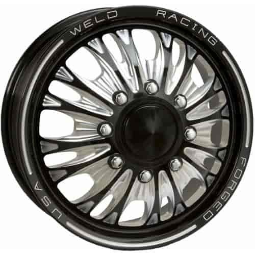 D54-Series Dually Black Wheel Size: 19.5" x 6.75"