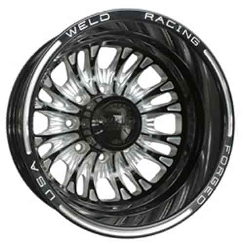 Rekon HD Forged D54 Black Anodized Dually Wheels 8 Lug