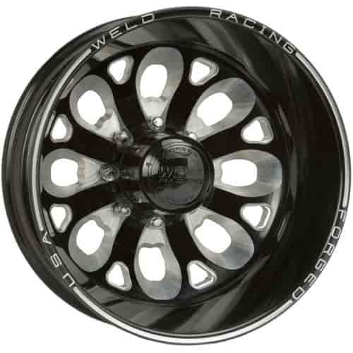 D58-Series Dually Black Wheel Size: 17" x 6.5"