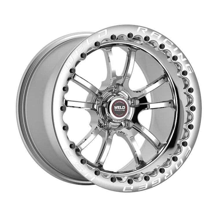 70MP7100B58SBL-POLISH Street RT-S Series S70 Beadlock Wheel [Size: 17"x10"] Polished Center w/Polished Shell Finish