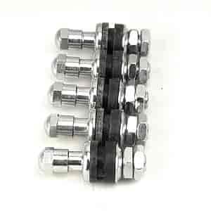 Steel Valve Stems For 1-Piece 5-Lug 15 x 3.5 Drag Race Wheels