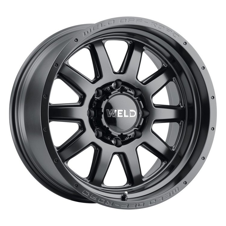 W101  Stealth Wheel Size: 20 X 10" Bolt Pattern: 8x180 [Satin Black]