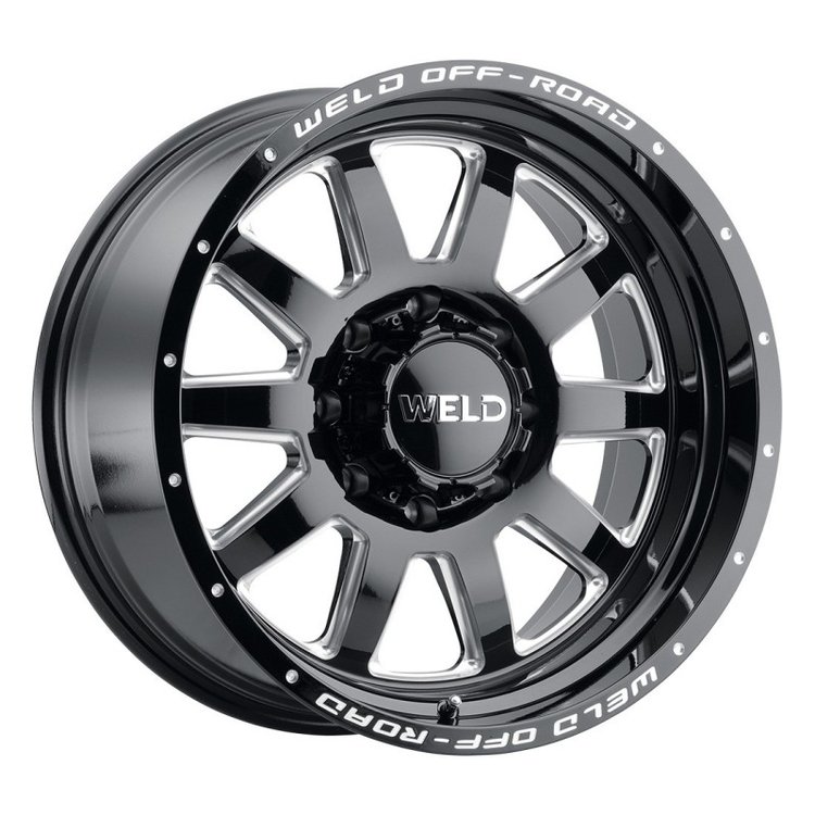 W102  Stealth Wheel Size: 20 X 10" Bolt Pattern: 6x135 [Gloss Black Milled]