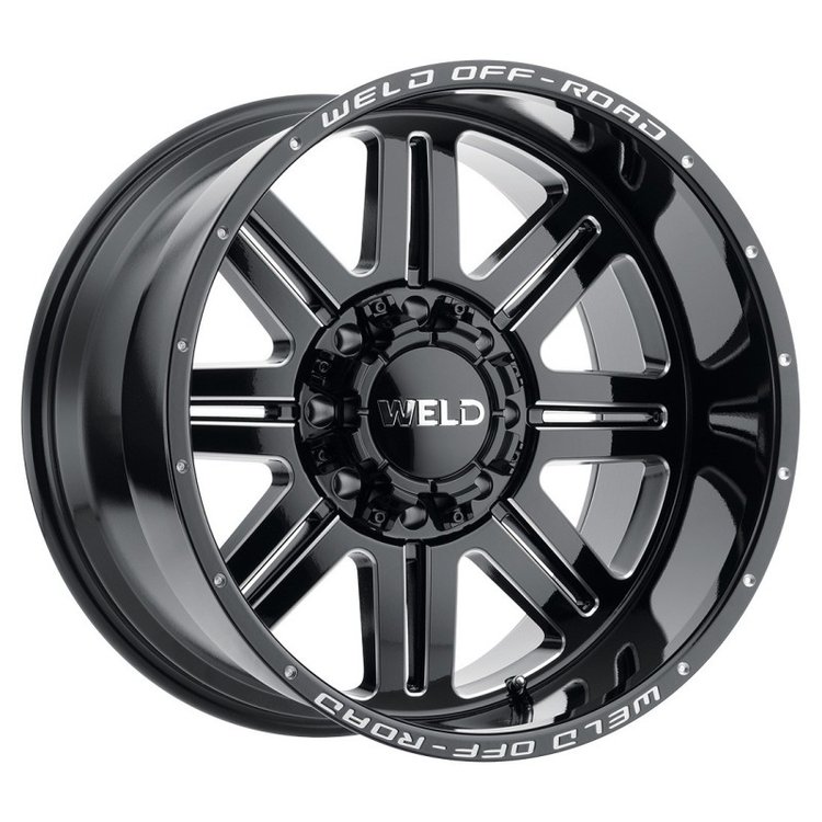 W103  Chasm Wheel Size: 20 X 9" Bolt Pattern: 8x165.1 [Gloss Black Milled]