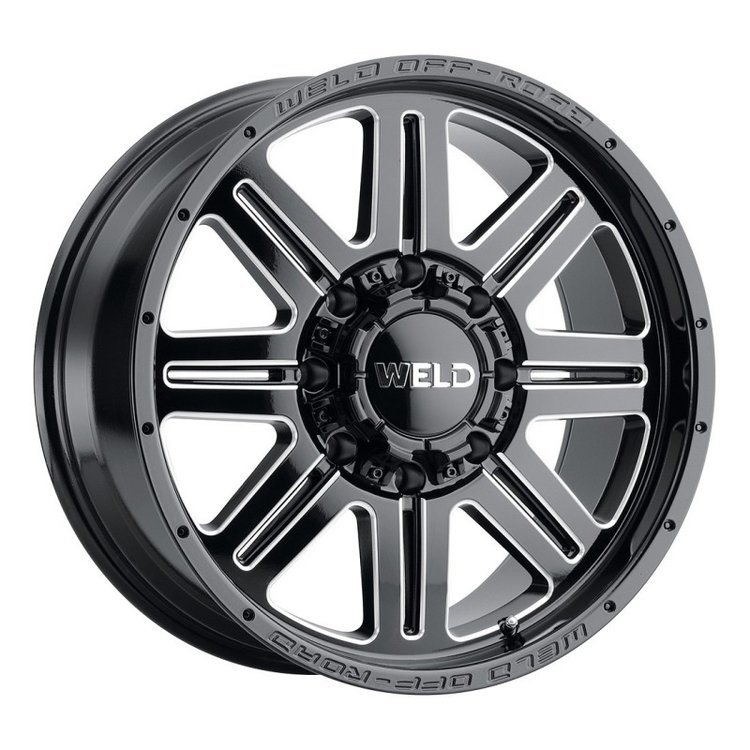 W143  Chasm Wheel Size: 20 X 9" Bolt Pattern: 8x180 [Gloss Black Milled]
