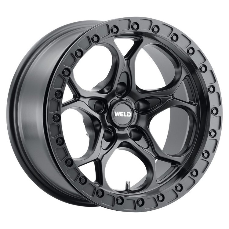W901  Ledge Beadlock Wheel Size: 17 X 10" Bolt Pattern: 5x127 [Satin Black/Black Ring]
