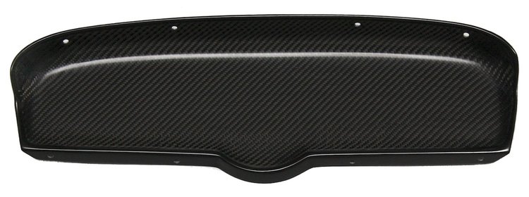 SQ0647795 Blank Slate Gauge Cluster Bezel 1961-1965 Ford F-100, Carbon Fiber [High Gloss Clear]