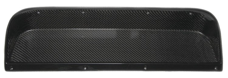 SQ3762500 Blank Slate Gauge Cluster Bezel 1967-1972 Ford F-100, Carbon Fiber [Low Gloss Satin Clear]