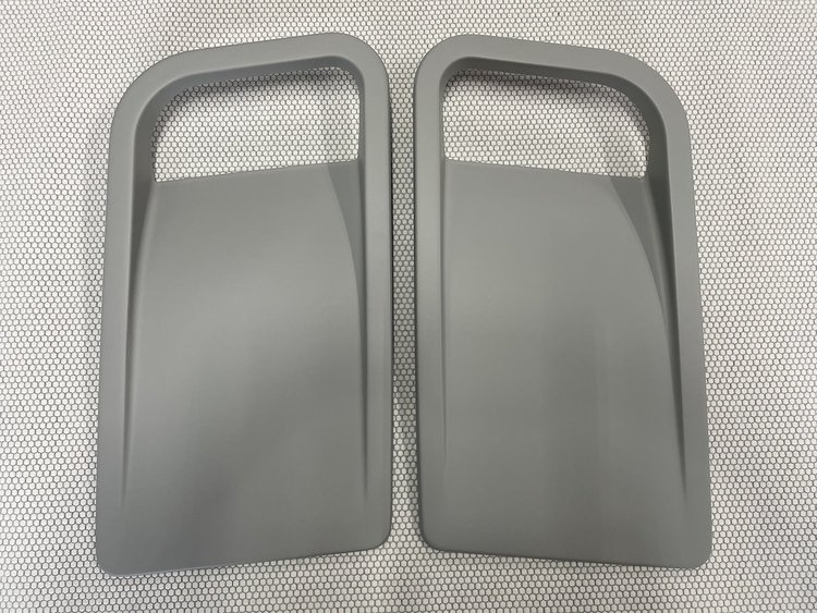 SQ4359120 Evolution-Series Heat Extractor Inserts 1967-1969 Chevy Camaro, Non-Cosmetic Carbon Fiber