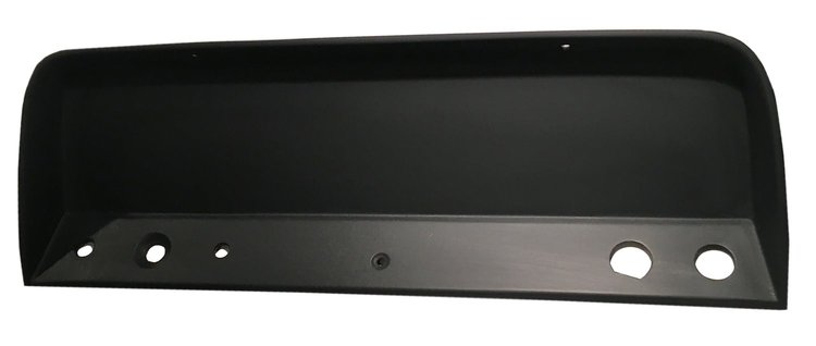 SQ8119901 Blank Slate Gauge Cluster Bezel 1964-1966 GM C10 Truck, Fiberglass