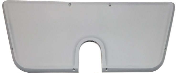 SQ8390747 Blank Slate Gauge Cluster Bezel 1967-1972 GM C10 Truck, Fiberglass