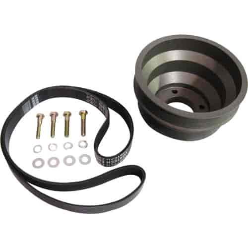 CRANK PULLEY W/BELT