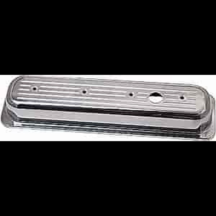 Polished Aluminum Valve Covers SB-Chevy 1987-Up Center Bolt Style