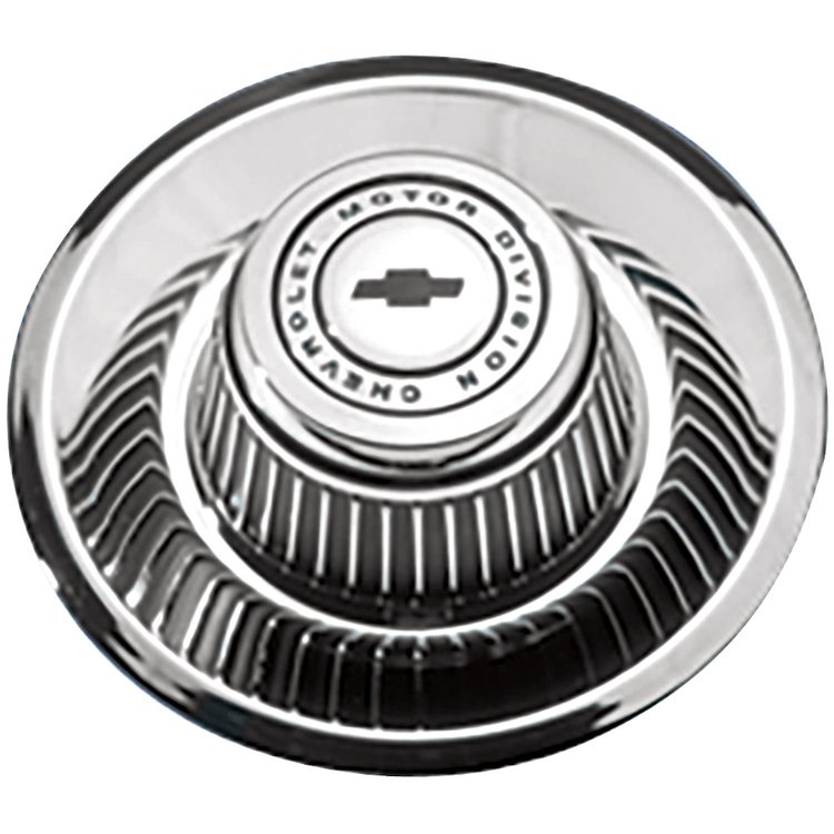 Derby Center Cap Aluminum with "Chevrolet Motor Division" & Bow Tie