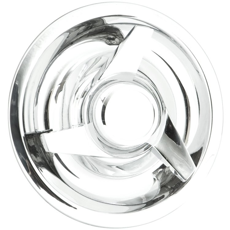 PLAIN SWEPT KNOCK/OFF CAP. (7 INCH) ONE LEFT ONLY