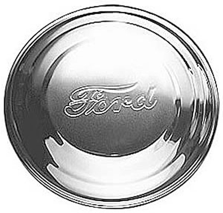 1941 Ford Script Cap Stainless Steel