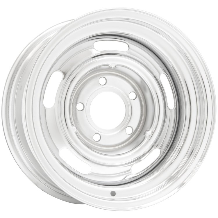 15X14 RALLYE 5-5 CHROME 4 1/2 B.S.