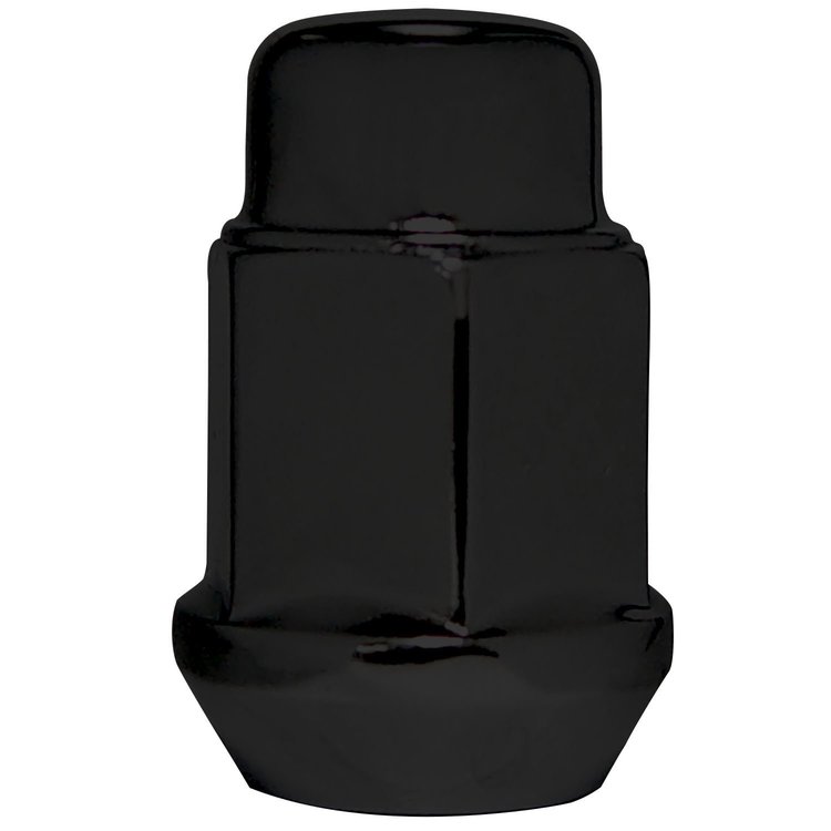 7/16 Black Lug Nut set of 20