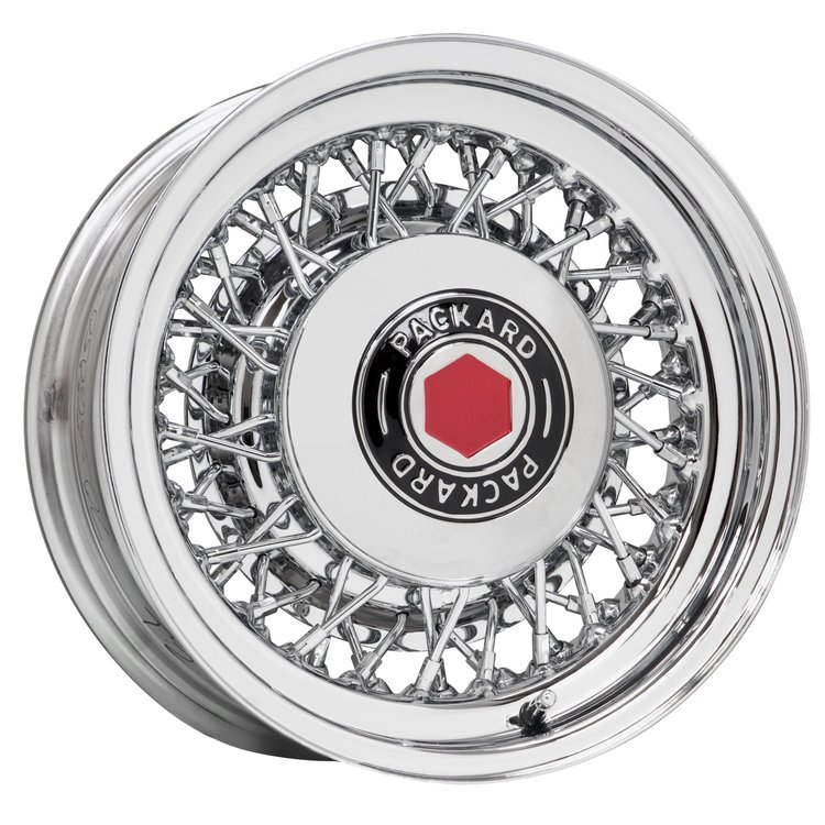 70-Series Packard Wire Wheel Size: 17'' x 7''