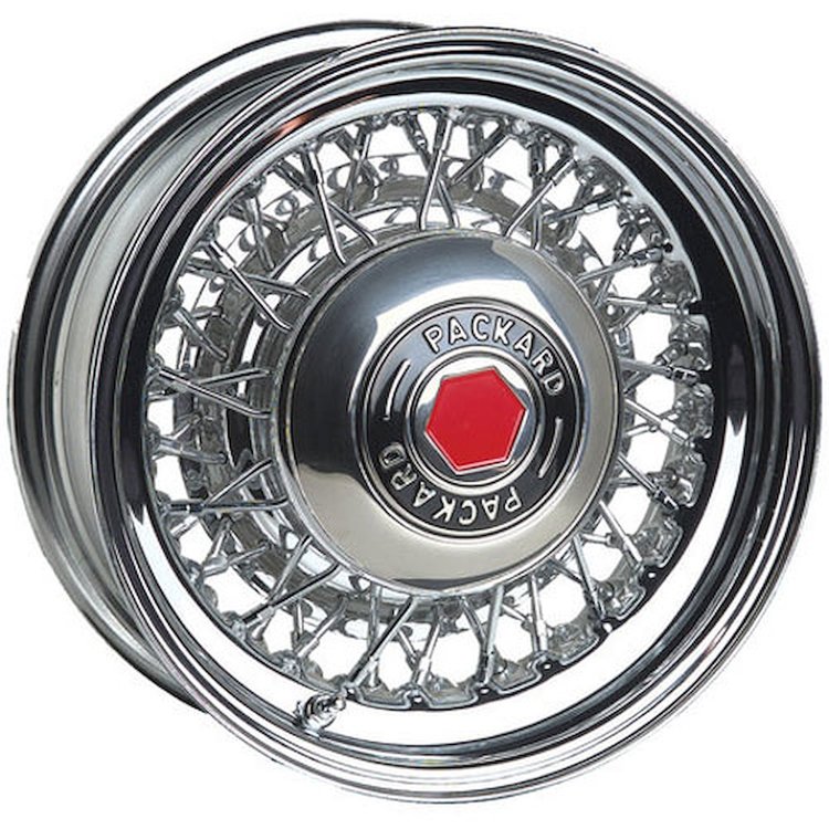 70-Series Packard Wire Wheel Size: 17" x 7"