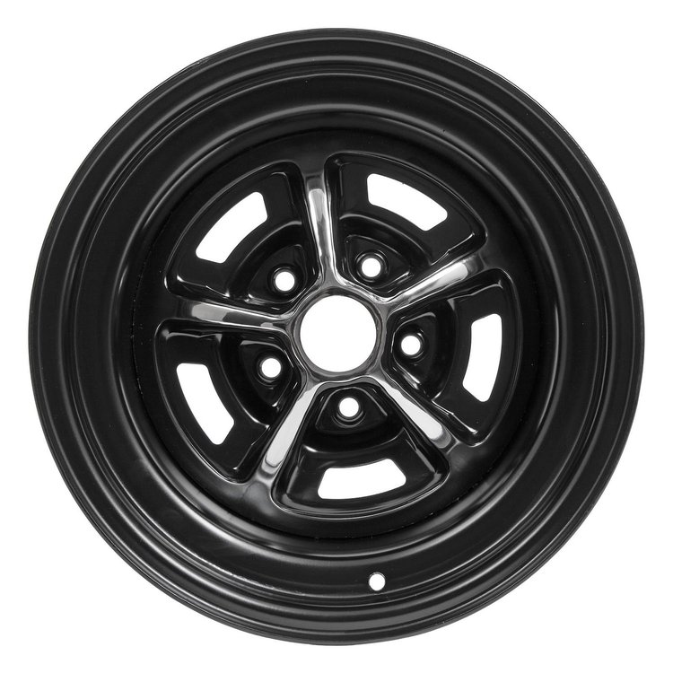 84-5812042 84-Series Magnum 500 Wheel [Size: 15" x 8"] Chrome Center w/Black Windows & Outer Rim