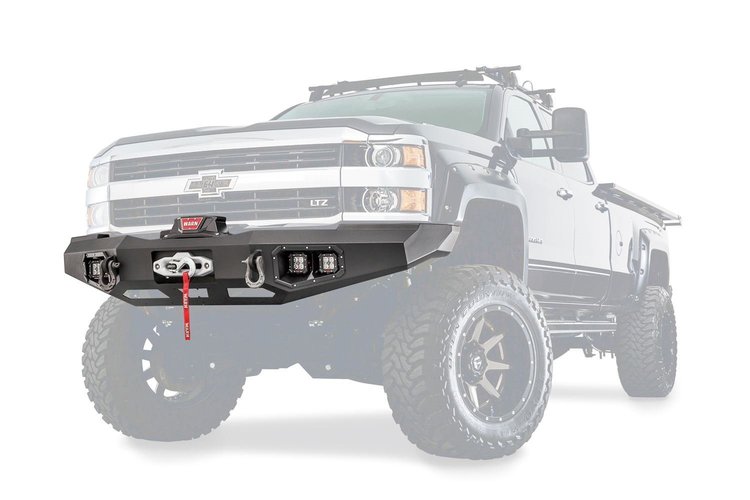 Ascent Front Bumper for 2015-2018 Chevy Silverado 2500 HD/3500 HD
