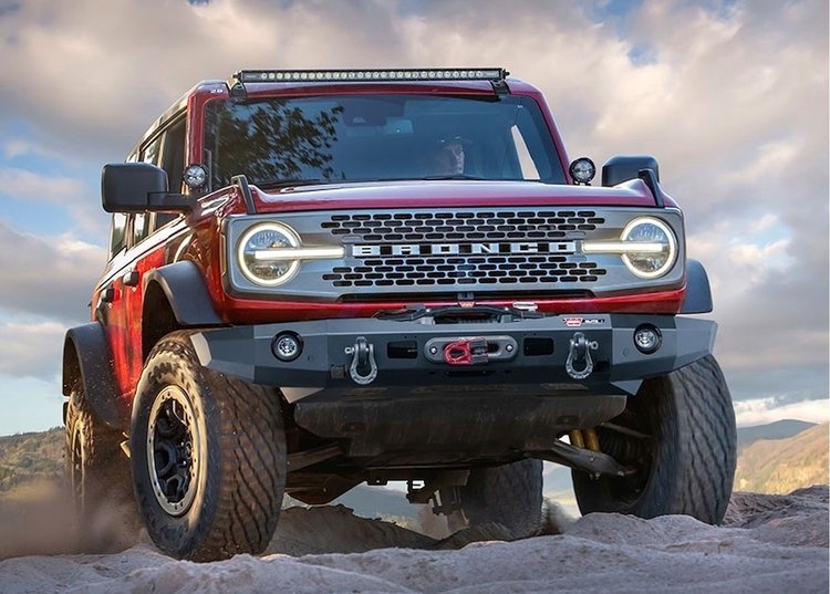 Full Width Elite Front Bumper Late Model Ford Bronco