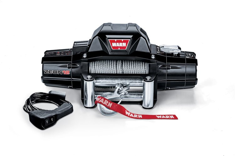 ZEON 12 Winch with 80 Ft. Wire Rope and Roller Fairlead