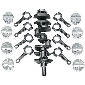 Ford 351W 4340 Forged Std Weight Competition Crank/Rod/Piston Kit 393ci