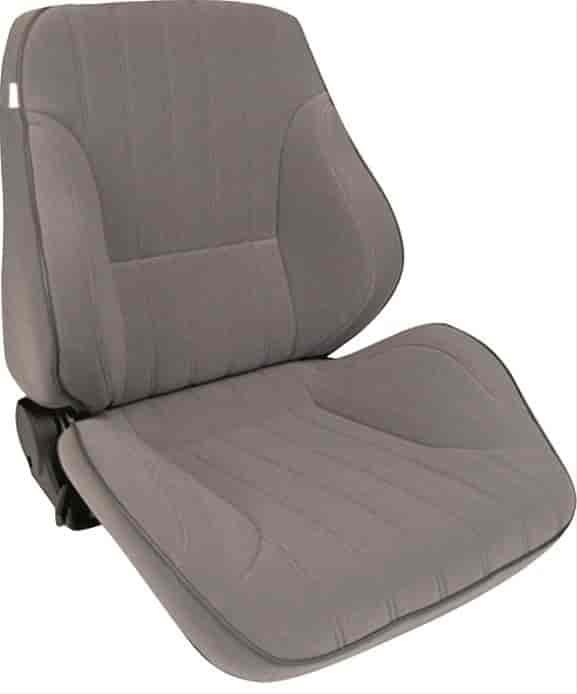 RALLY LOWBACK GREY VELOUR
