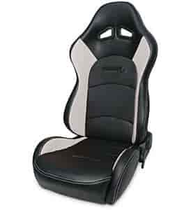 Evolution 1616 Seat Black Vinyl/White Trim