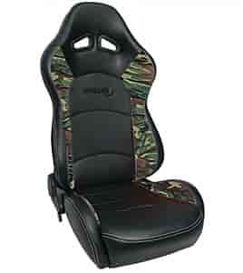 Evolution 1616 Seat Black Vinyl/Camouflage Trim