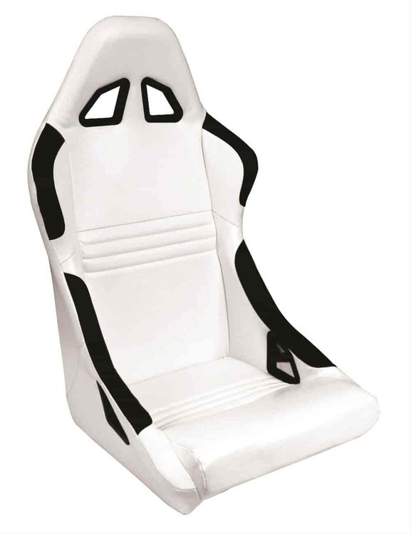 Xtreme Fixed Back Left or Right White Vinyl