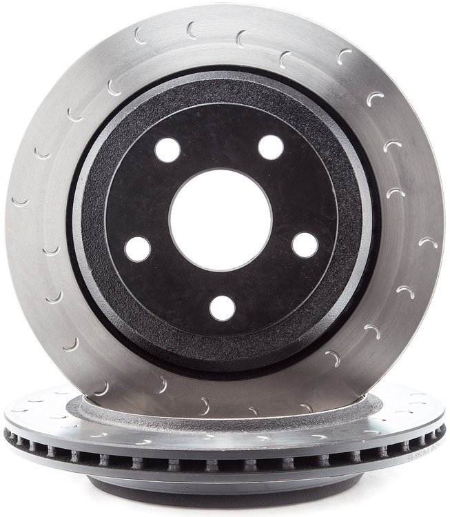 DKR3430X1023C Rear Replacement Rotors 2007-2018 Jeep Wrangler JK, Fits Select Jeep Wrangler JL, Fits Select Jeep Gladiator JT