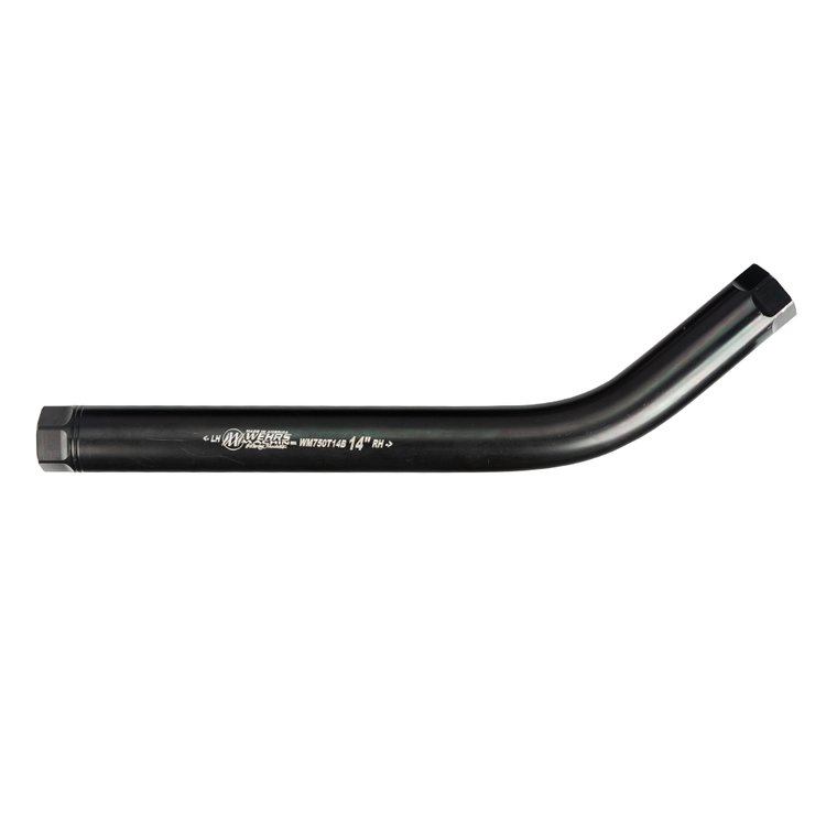 14 in. Bent Suspension Tube for 3/4 in. Heims