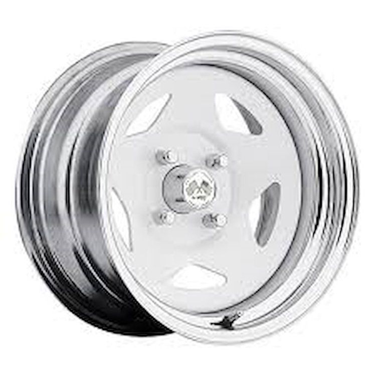 021 SERIES 14X6 4X100 Bolt Circle 3.5 Backspacing 25mm Offset 2.66 Centerbore RED/CHROME Finish
