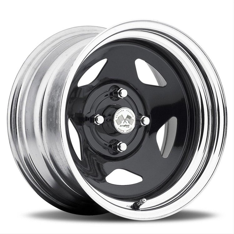 021 SERIES 15X8 5X100 Bolt Circle 4.5 Backspacing 0mm Offset 2.66 Centerbore BLACK/CHROME Finish