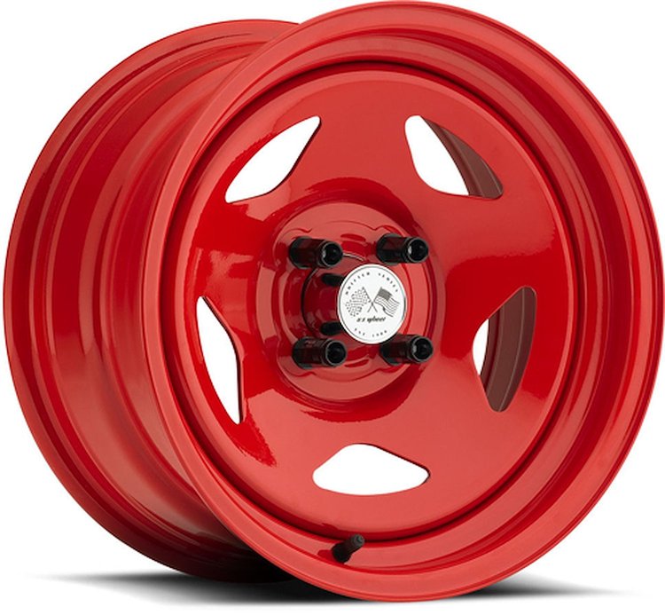 PAINTED STAR FWD DRIFTER RED 16 x 8 4 x 100 Bolt Circle 45 Back Spacing 0 offset 266 Center Bore 1400 lbs Load Rating
